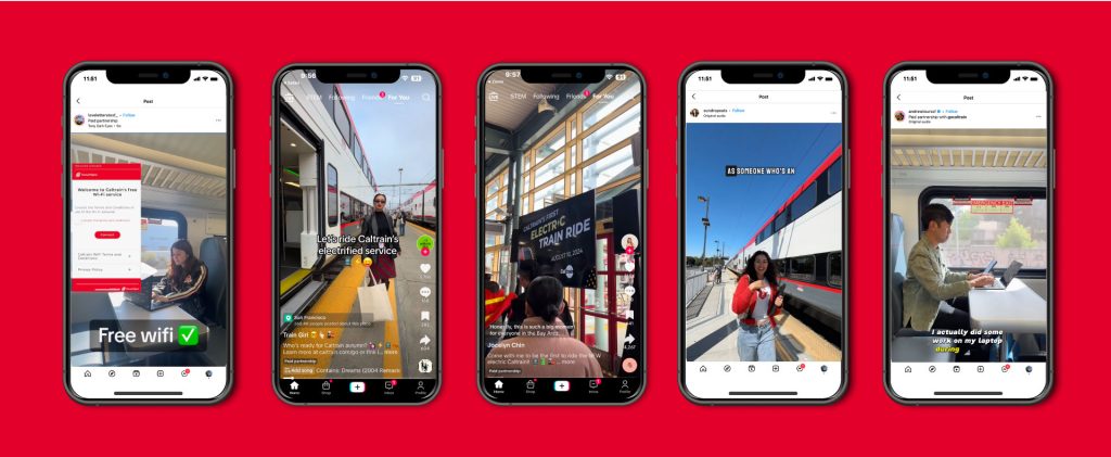 Caltrain social mediacampaign