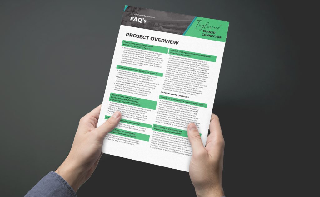 ITC Project overview flyer