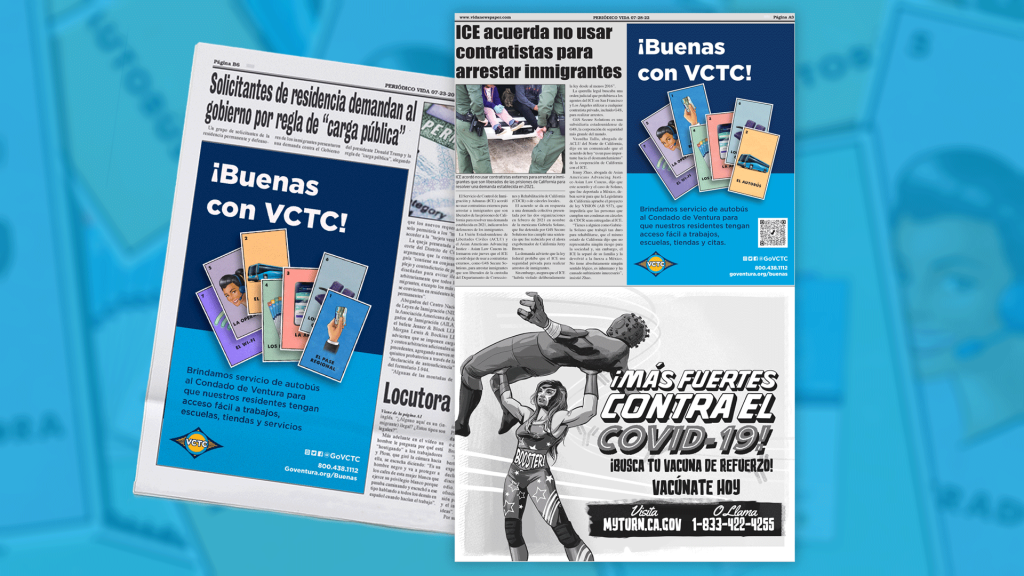 Loteria newspaper ads