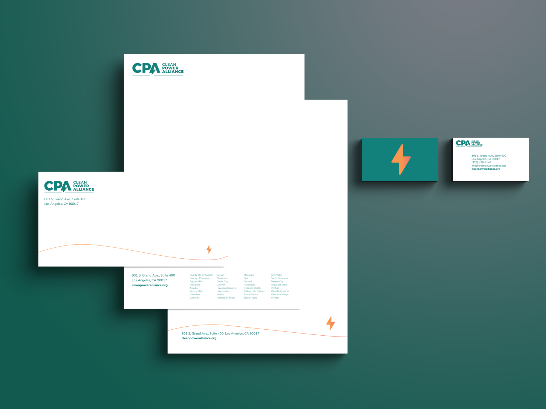 CPA branded letterhead